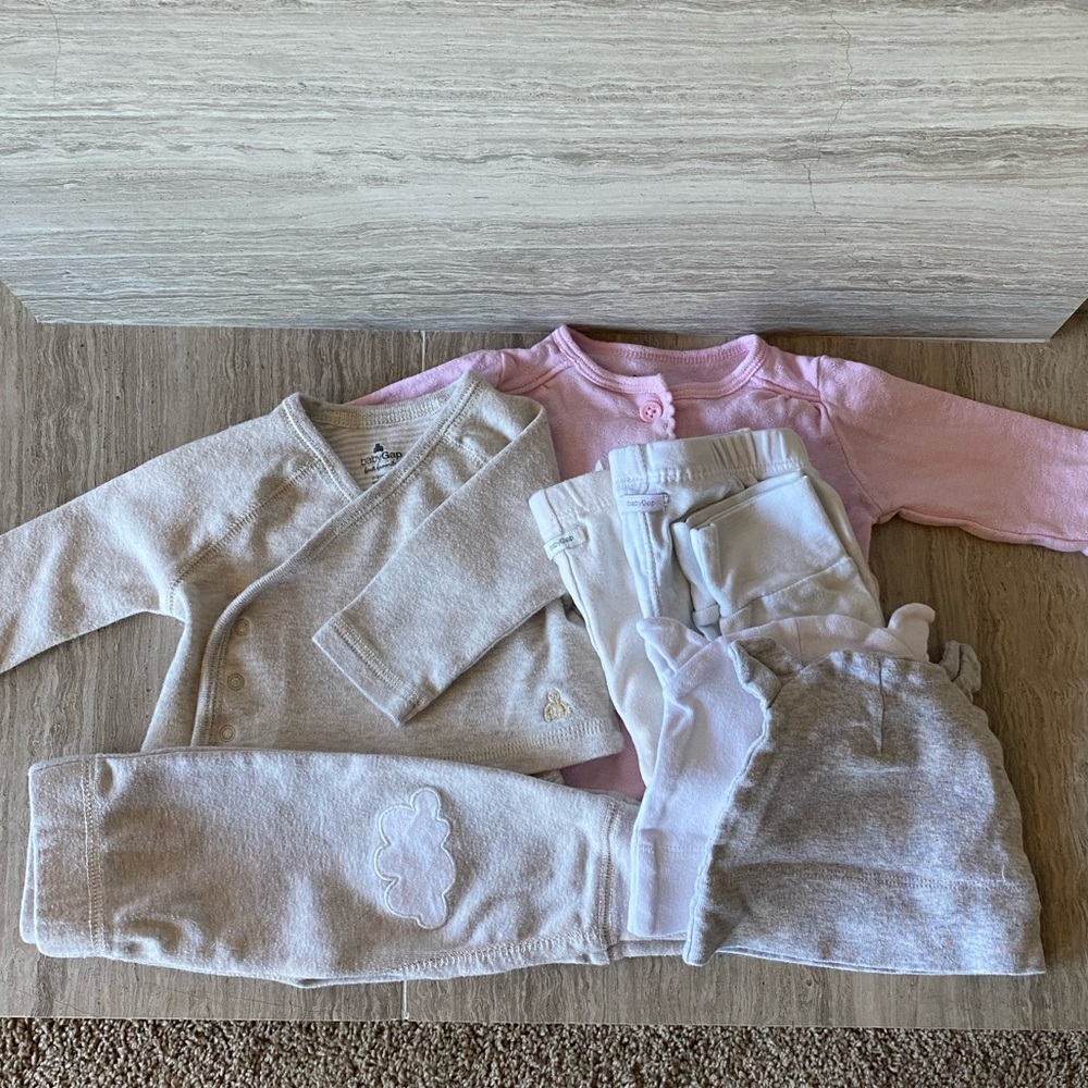 7-piece lot for 0-6mo baby